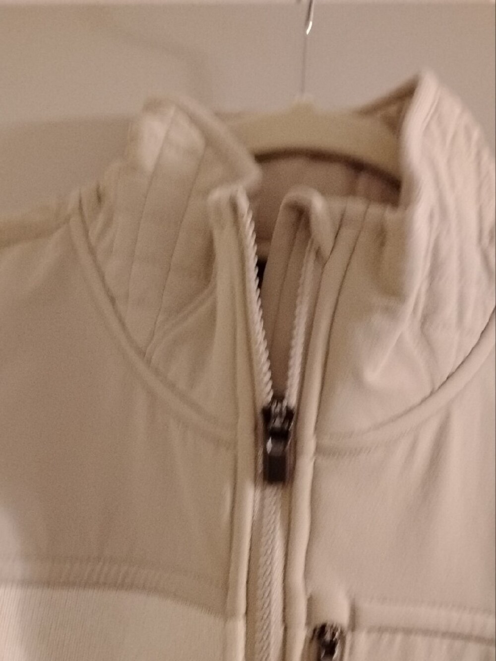 Athleta Cream Quilted-Accent Utility Jacket - Picture 5 of 7